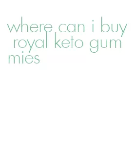 where can i buy royal keto gummies