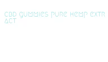 cbd gummies pure hemp extract