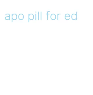 apo pill for ed
