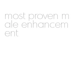 most proven male enhancement