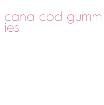 cana cbd gummies