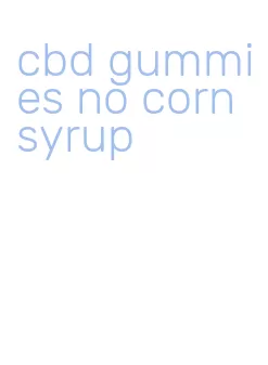cbd gummies no corn syrup