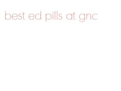 best ed pills at gnc