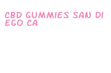 cbd gummies san diego ca