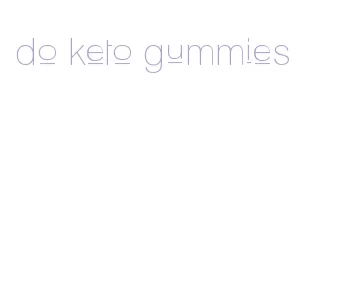 do keto gummies