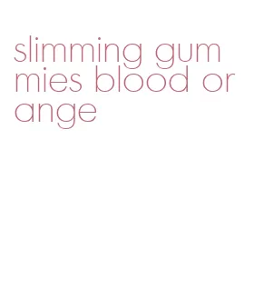 slimming gummies blood orange