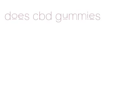 does cbd gummies