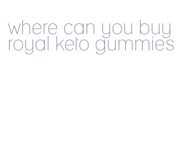 where can you buy royal keto gummies