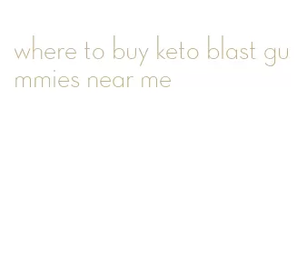 where to buy keto blast gummies near me