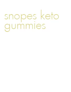 snopes keto gummies