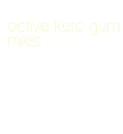 active keto gummies