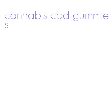 cannabis cbd gummies