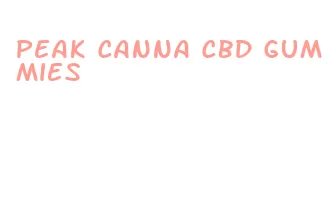 peak canna cbd gummies