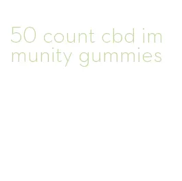 50 count cbd immunity gummies