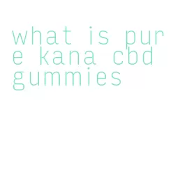 what is pure kana cbd gummies
