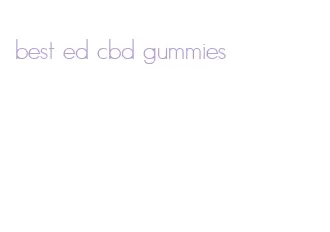 best ed cbd gummies