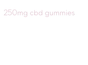 250mg cbd gummies