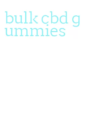 bulk cbd gummies