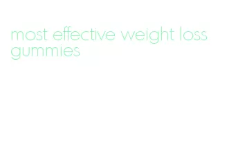 most effective weight loss gummies