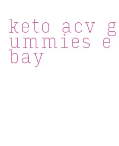 keto acv gummies ebay