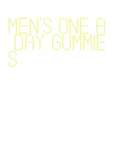 men's one a day gummies