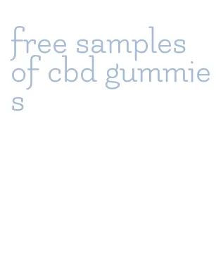 free samples of cbd gummies