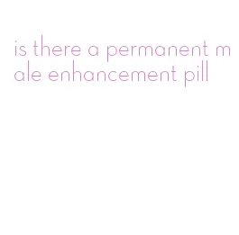 is there a permanent male enhancement pill