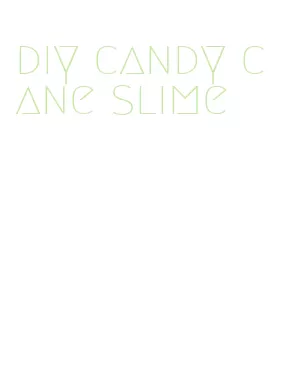 diy candy cane slime