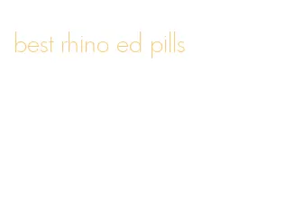 best rhino ed pills