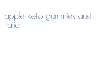 apple keto gummies australia