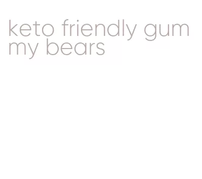keto friendly gummy bears