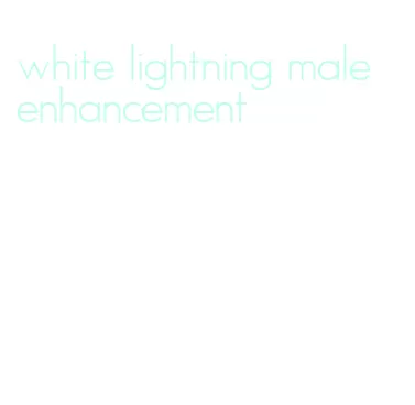 white lightning male enhancement
