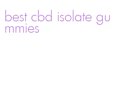 best cbd isolate gummies