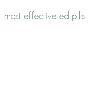 most effective ed pills