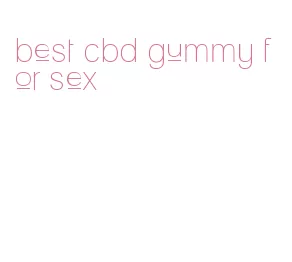 best cbd gummy for sex