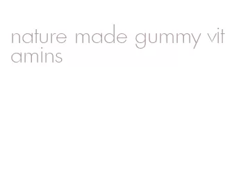 nature made gummy vitamins