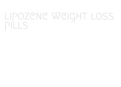 lipozene weight loss pills