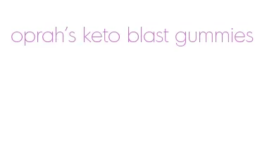 oprah's keto blast gummies