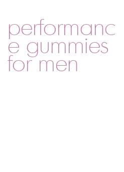 performance gummies for men