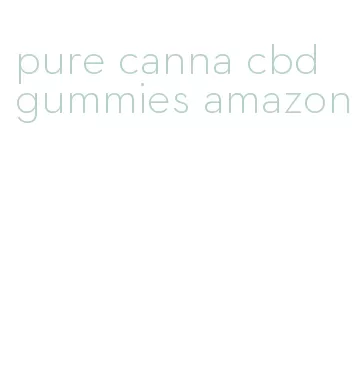 pure canna cbd gummies amazon