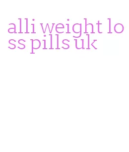 alli weight loss pills uk