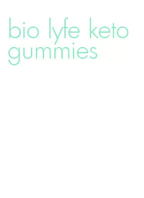 bio lyfe keto gummies