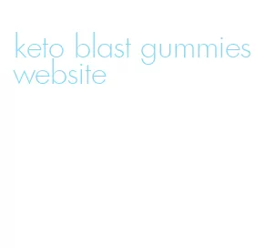 keto blast gummies website