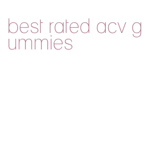 best rated acv gummies