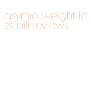 qsymia weight loss pill reviews