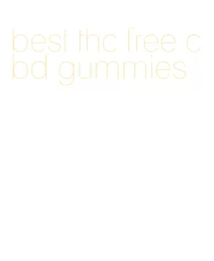 best thc free cbd gummies