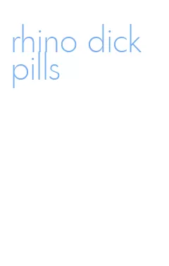 rhino dick pills