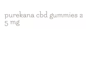 purekana cbd gummies 25 mg