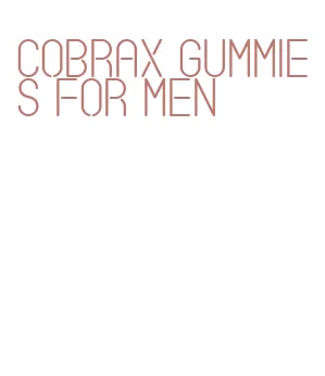 cobrax gummies for men