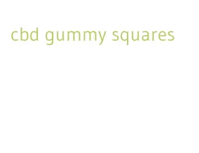 cbd gummy squares
